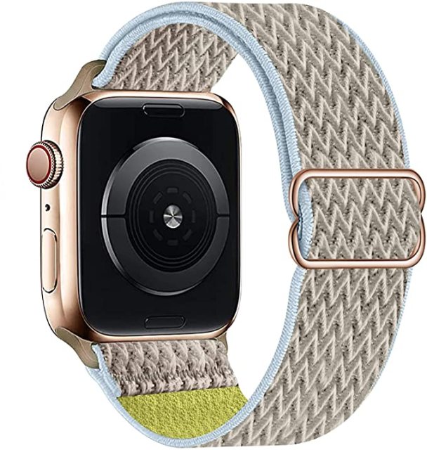 Nylon Bands for Apple Watch-Fonally-Brown Beige-38mm 40mm 41mm-