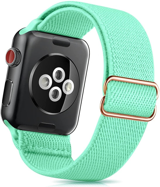 Nylon Bands for Apple Watch-Fonally-Green 2-38mm 40mm 41mm-