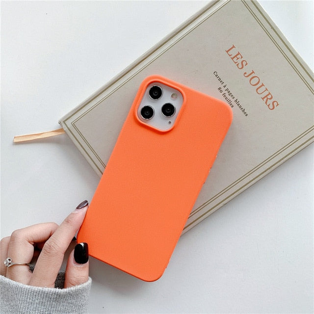 Palette iPhone Case-Fonally-For iPhone 12 Pro Max-Orange-Fonally-iPhone-Case-Cute-Royal-Protective