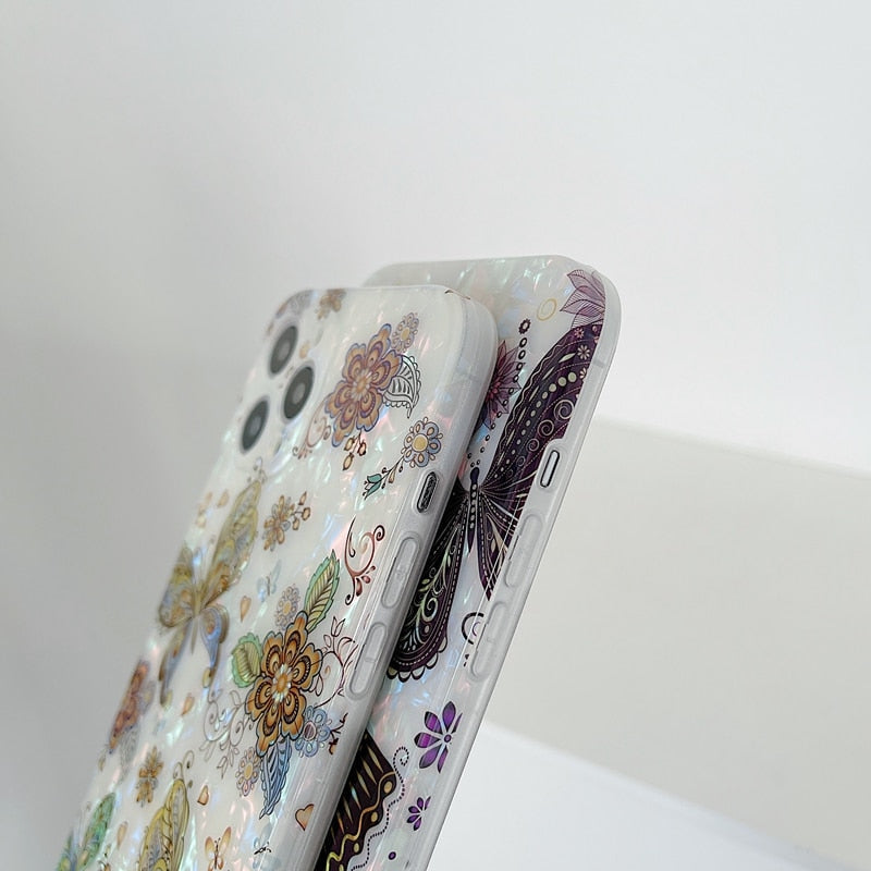 Pearly Butterfly Pavilion iPhone Case-Fonally-