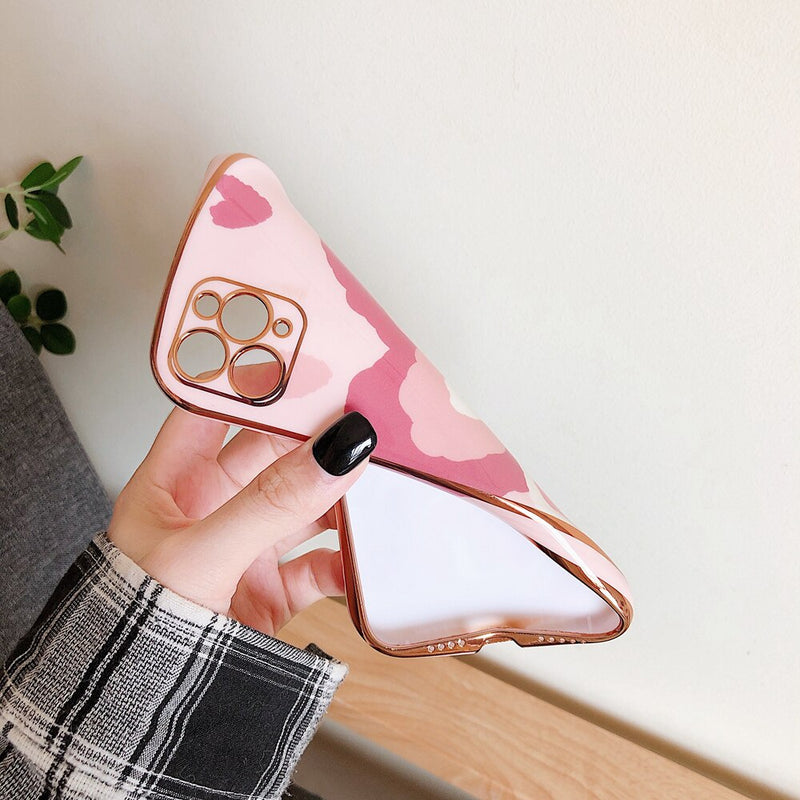 Pink Gold Sides iPhone Case-Fonally-Fonally-iPhone-Case-Cute-Royal-Protective