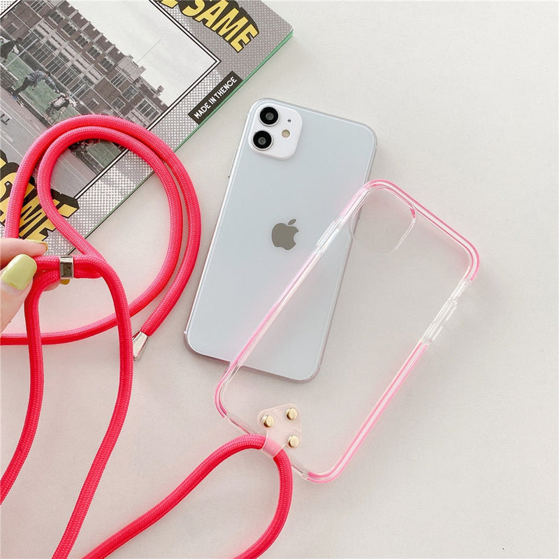 Pink iPhone Case with Lanyard-Fonally-Fonally-iPhone-Case-Cute-Royal-Protective