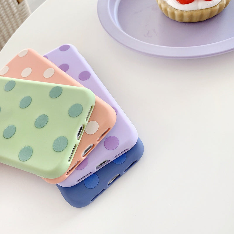 Polka iPhone Case-Fonally-Fonally-iPhone-Case-Cute-Royal-Protective