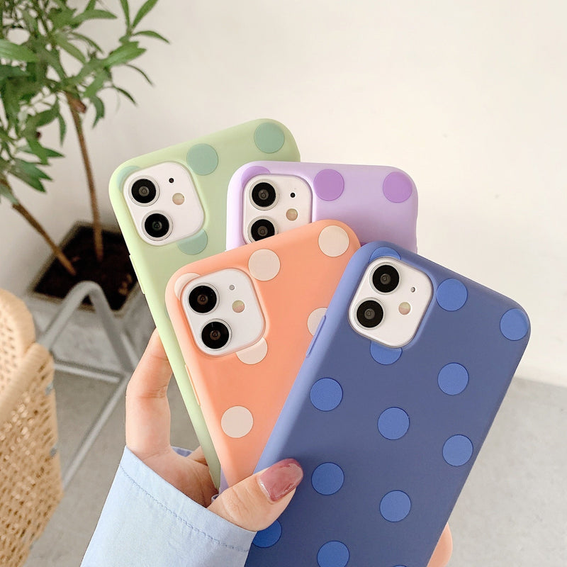 Polka iPhone Case-Fonally-Fonally-iPhone-Case-Cute-Royal-Protective