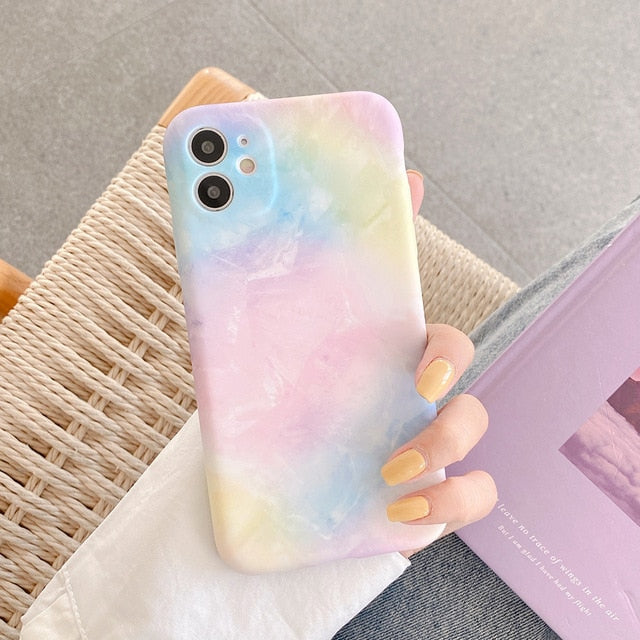Rainbow Clouds iPhone Case-Fonally-For iPhone SE 2020-A-Fonally-iPhone-Case-Cute-Royal-Protective