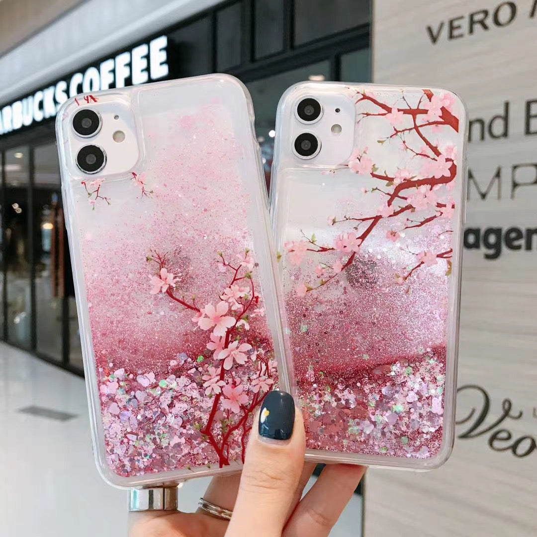 Sakura Quicksand iPhone Case-Fonally-