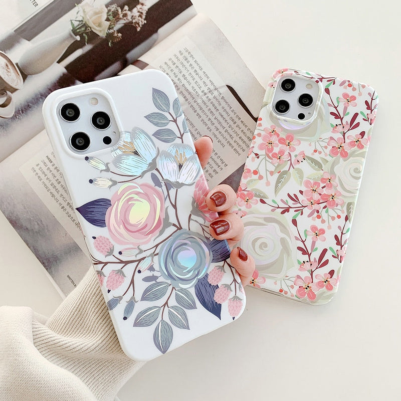 Shimmering Leaves iPhone Case-Fonally-Fonally-iPhone-Case-Cute-Royal-Protective