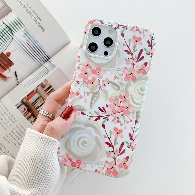 Shimmering Leaves iPhone Case-Fonally-Fonally-iPhone-Case-Cute-Royal-Protective
