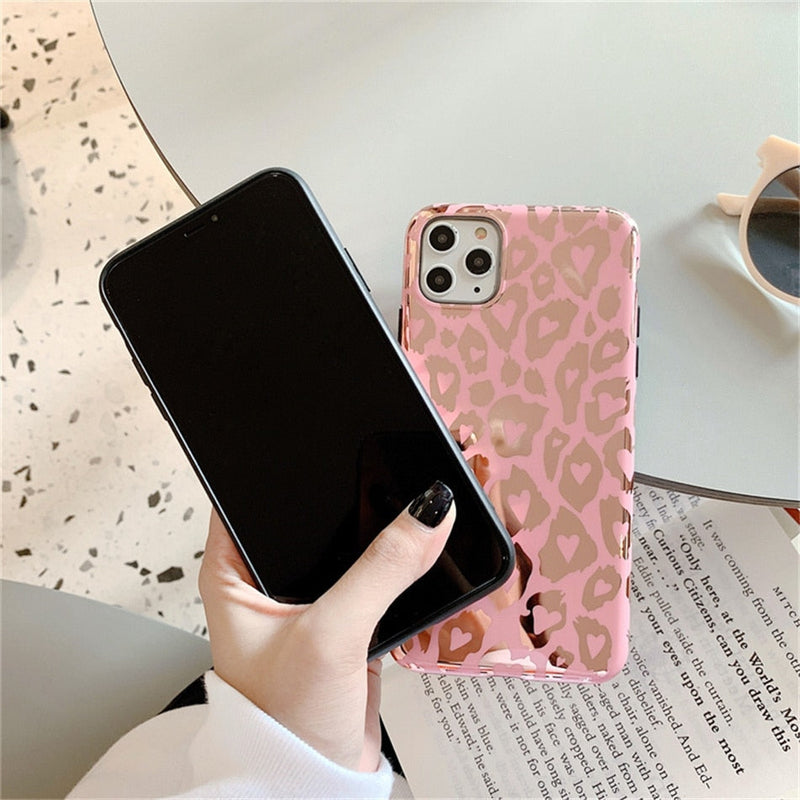 Shiny Leopard Print iPhone Case-Fonally-Fonally-iPhone-Case-Cute-Royal-Protective