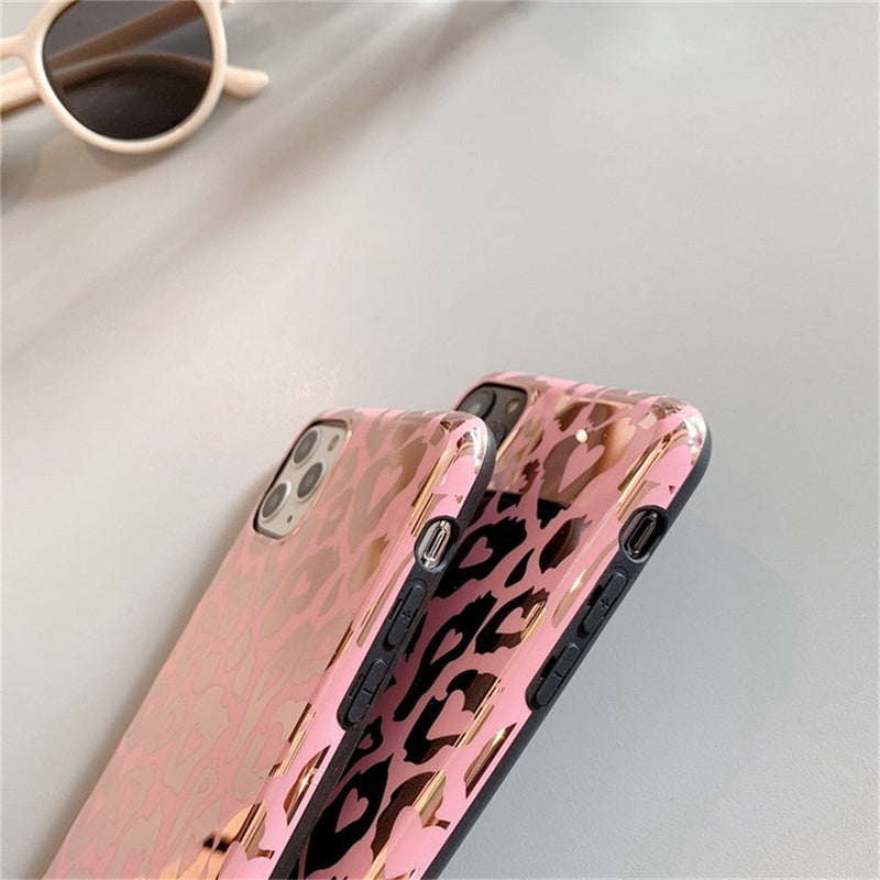 Shiny Leopard Print iPhone Case-Fonally-Fonally-iPhone-Case-Cute-Royal-Protective