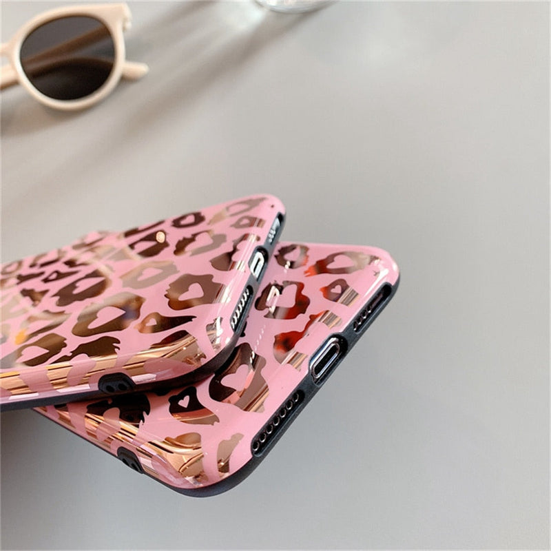 Shiny Leopard Print iPhone Case-Fonally-Fonally-iPhone-Case-Cute-Royal-Protective