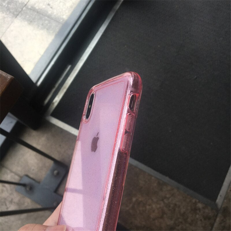 Shockproof sides Glitter iPhone Case-Fonally-