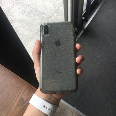 Shockproof sides Glitter iPhone Case-Fonally-For iphone 11Pro Max-Black-Fonally-iPhone-Case-Cute-Royal-Protective