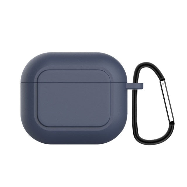 Silicone AirPods 3 Cases-Fonally-Dark Blue-Fonally-iPhone-Case-Cute-Royal-Protective