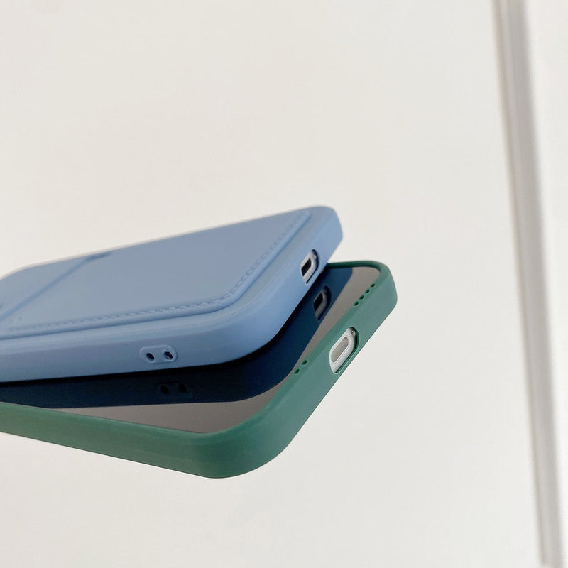 Silicone iPhone Case with Embedded Wallet-Fonally-Fonally-iPhone-Case-Cute-Royal-Protective