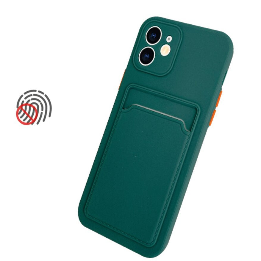 Silicone iPhone Case with Embedded Wallet-Fonally-