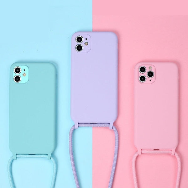 Silicone iPhone Case with Lanyard-Fonally-Fonally-iPhone-Case-Cute-Royal-Protective