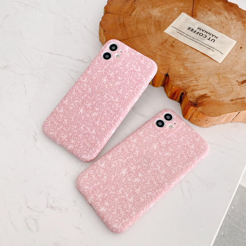 Small Leopard Print Pink iPhone Case-Fonally-Fonally-iPhone-Case-Cute-Royal-Protective