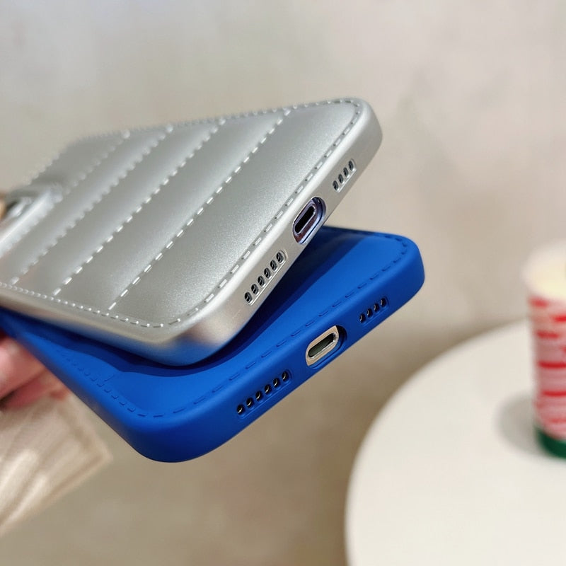 Soft Down Jacket iPhone Case-Fonally-Fonally-iPhone-Case-Cute-Royal-Protective