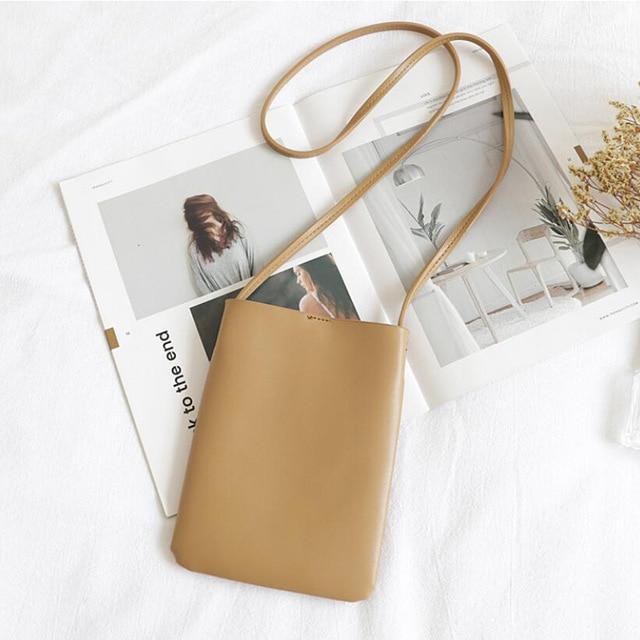 Soft PU Leather Phone Bag-Fonally-Khaki-Fonally-iPhone-Case-Cute-Royal-Protective