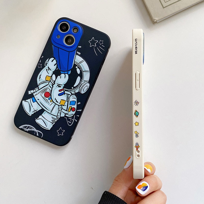 Spacetronaut Camera Play iPhone Case-Fonally-Fonally-iPhone-Case-Cute-Royal-Protective