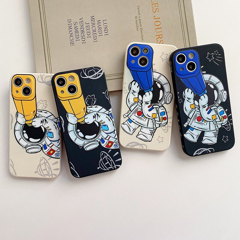 Spacetronaut Camera Play iPhone Case-Fonally-Fonally-iPhone-Case-Cute-Royal-Protective