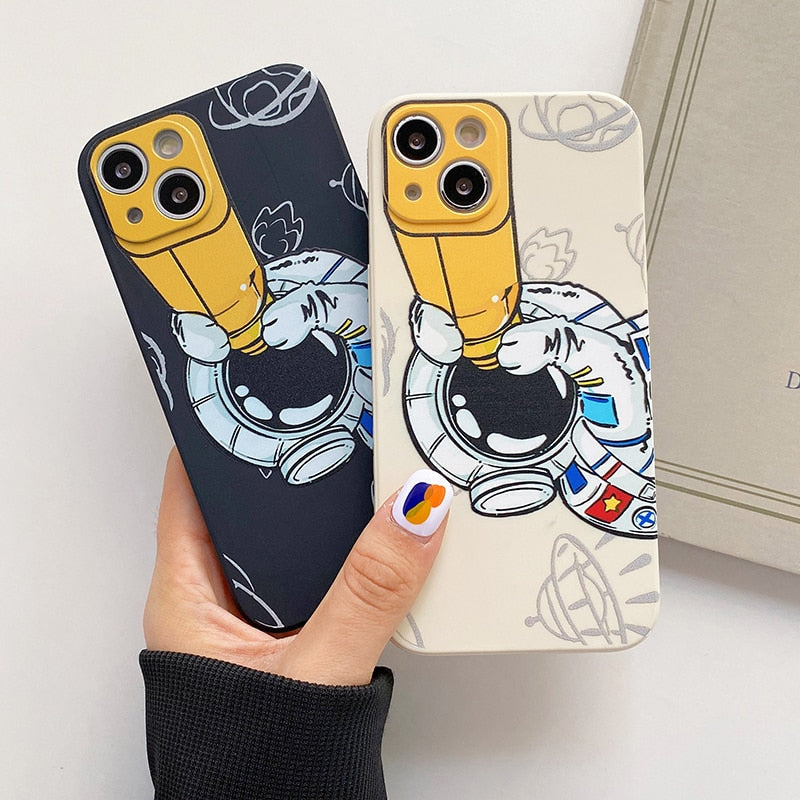 Spacetronaut Camera Play iPhone Case-Fonally-Fonally-iPhone-Case-Cute-Royal-Protective