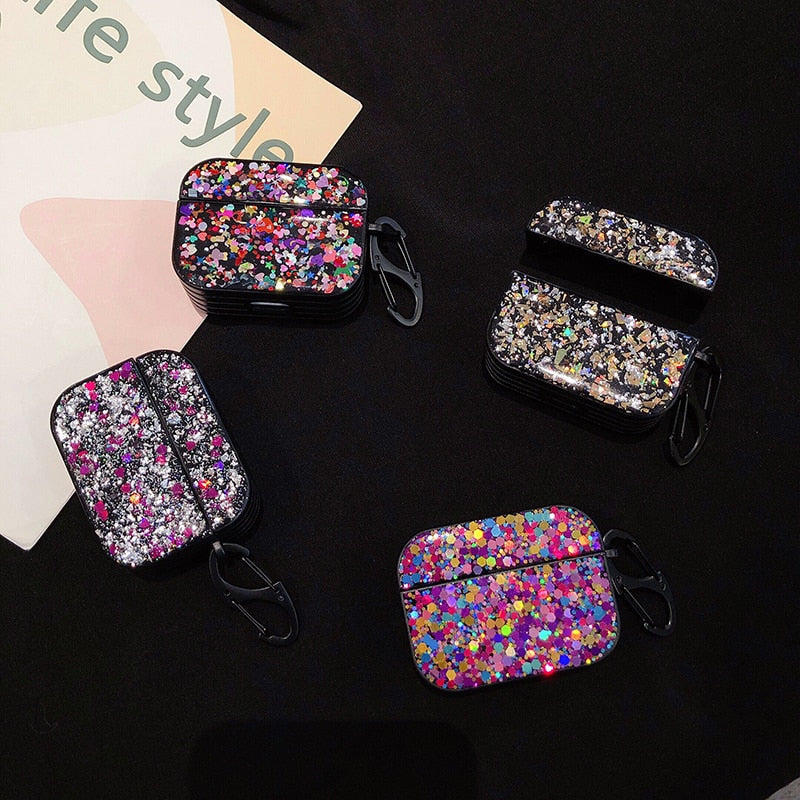 Stars Glitter AirPods Pro Case-Fonally-Fonally-iPhone-Case-Cute-Royal-Protective