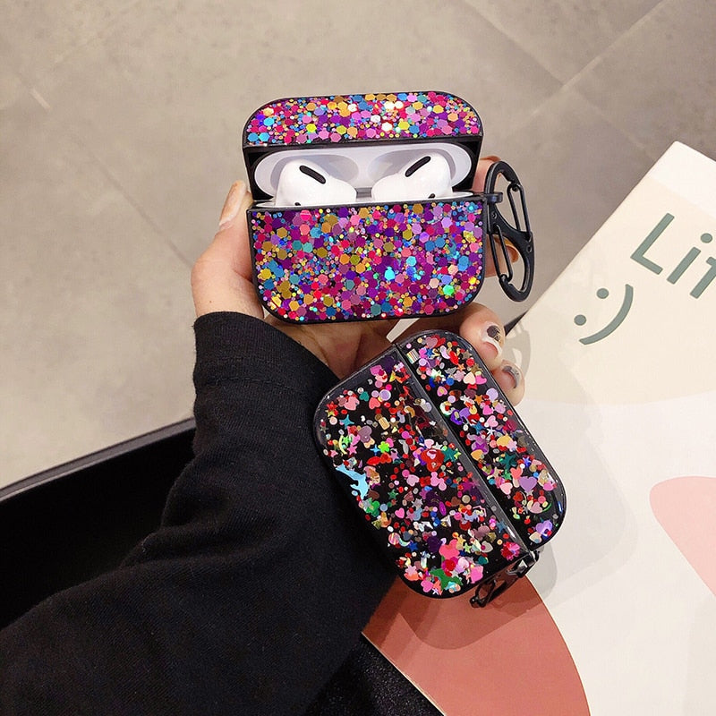 Stars Glitter AirPods Pro Case-Fonally-Fonally-iPhone-Case-Cute-Royal-Protective