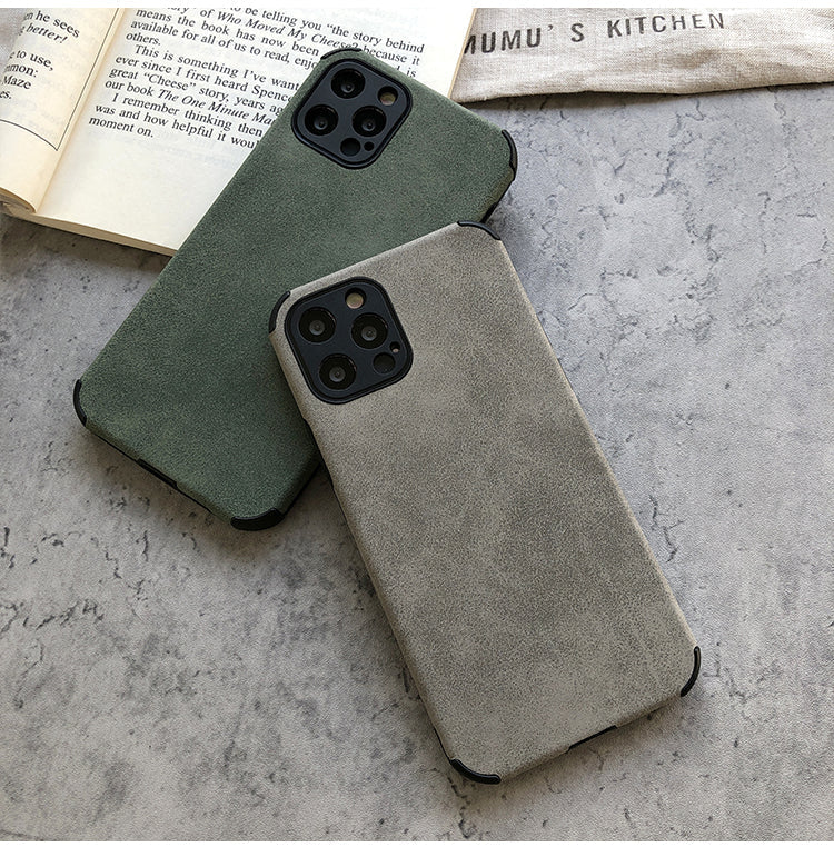 Suede Leather iPhone Case-Fonally-