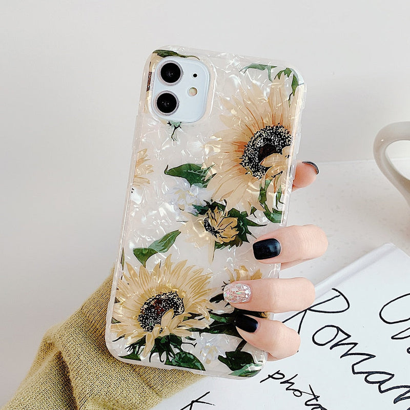 Sunflower iPhone Case-Fonally-Fonally-iPhone-Case-Cute-Royal-Protective