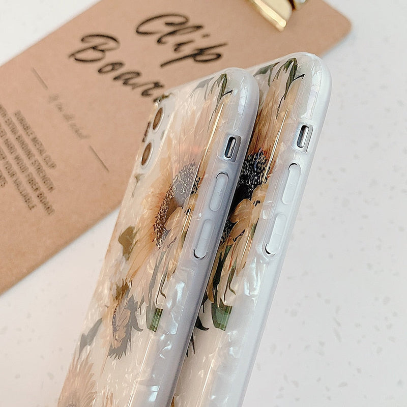 Sunflower iPhone Case-Fonally-Fonally-iPhone-Case-Cute-Royal-Protective