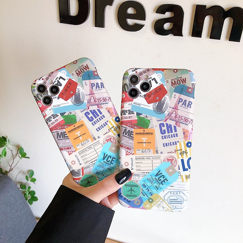 Travel Labels iPhone Case-Fonally-Fonally-iPhone-Case-Cute-Royal-Protective
