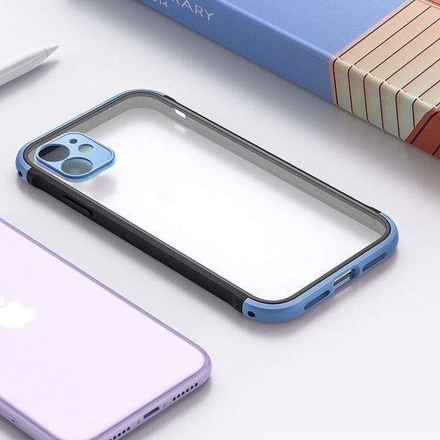 Ultra Impact sides iPhone Case-Fonally-For iphone SE 2020-Blue-Fonally-iPhone-Case-Cute-Royal-Protective