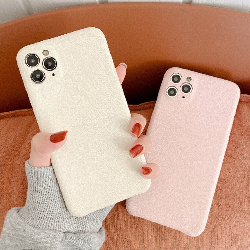Warm Fleece iPhone Case-Fonally-Fonally-iPhone-Case-Cute-Royal-Protective