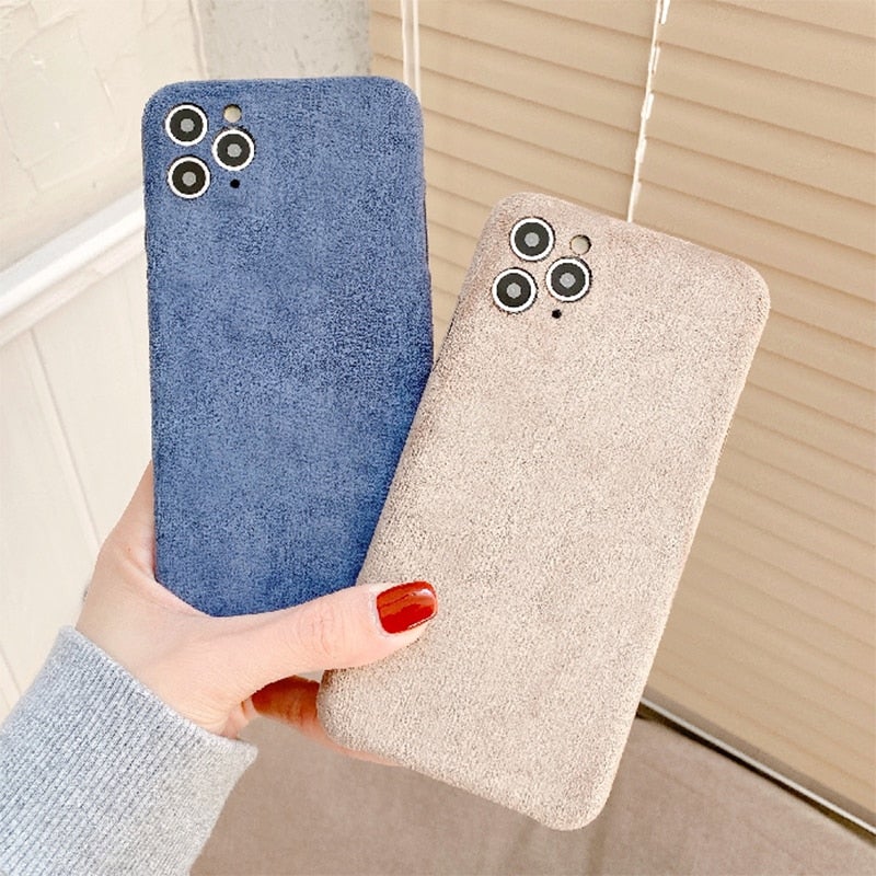 Warm Fleece iPhone Case-Fonally-Fonally-iPhone-Case-Cute-Royal-Protective