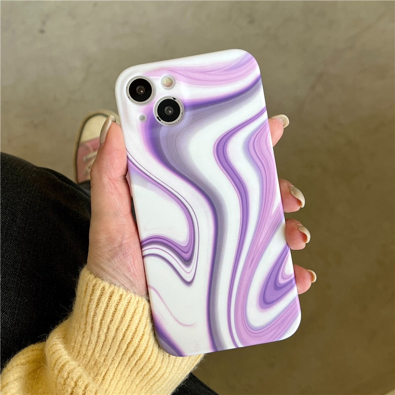 Wavesplash Colorful Marble iPhone Case-Fonally-