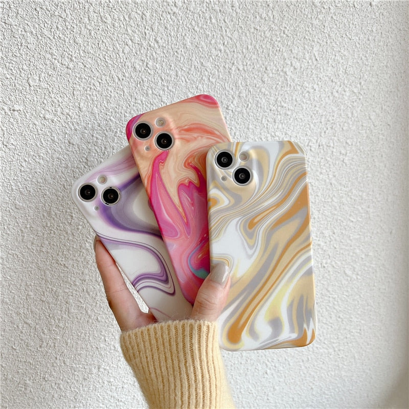Wavesplash Colorful Marble iPhone Case-Fonally-Fonally-iPhone-Case-Cute-Royal-Protective