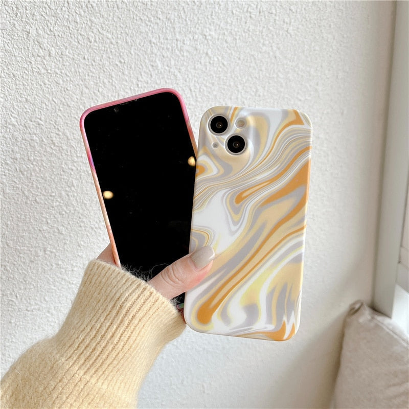 Wavesplash Colorful Marble iPhone Case-Fonally-