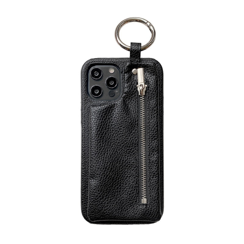 Zipper Wallet iPhone Case-Fonally-